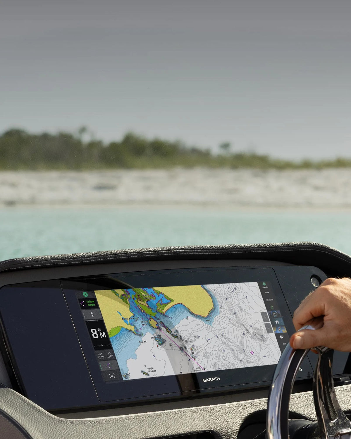 Garmin GPSMAP 1223xsv Chartplotter/Sonar Combo, 12in IPS, UHD SideVü/ClearVü