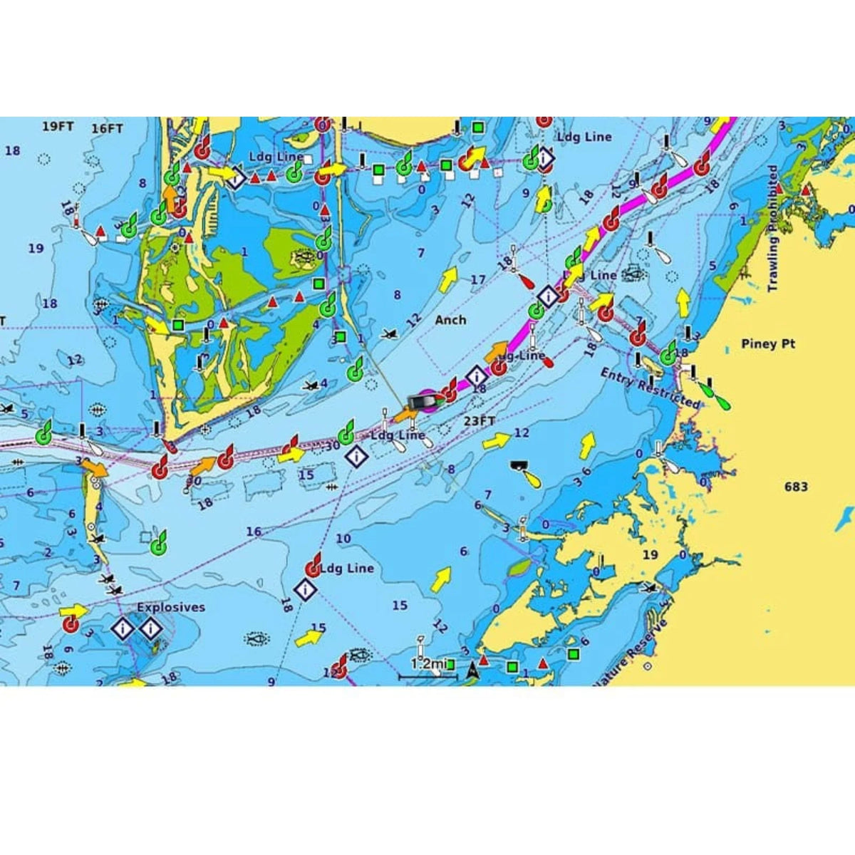 Garmin Navionics Vision+ NVAE024R Marine Chart Card, For Compatible Garmin Chartplotters, Central West Papua & East Sulawesi, microSD/SD, 1-Year Subscription, Daily Updates, Auto Guidance+