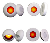 Plash - Gravity Red, Green and Blue LED Deck Light - 1.2W, 0.2A, IP67, 12-24V