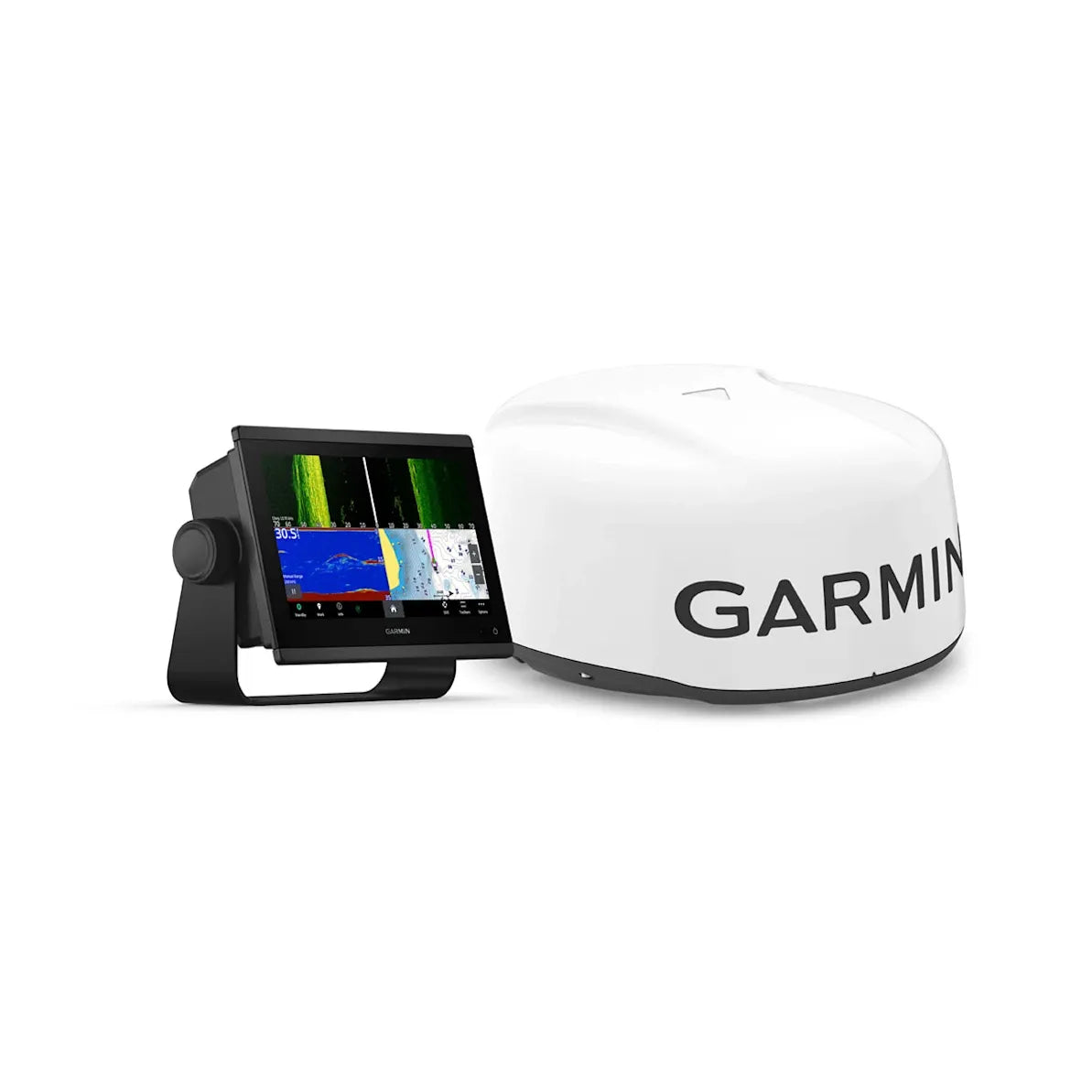 Garmin GPSMAP 943xsv Chartplotter/Radar Kit, 9in Display, Navionics+ Charts, UHD SideVü/ClearVü Sonar, GMR 18 HD3 4 kW Dome