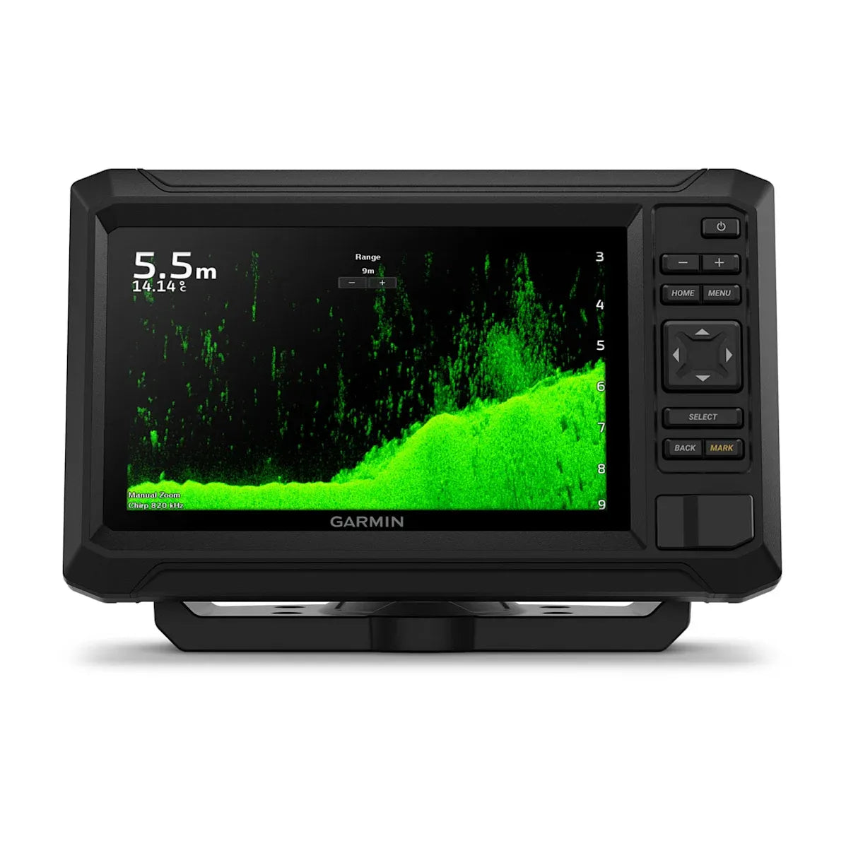 Garmin ECHOMAP UHD2 75cv Chartplotter/Fishfinder, 7 in, GT20-TM Transducer, ClearVü, Navionics+ Canada Inland