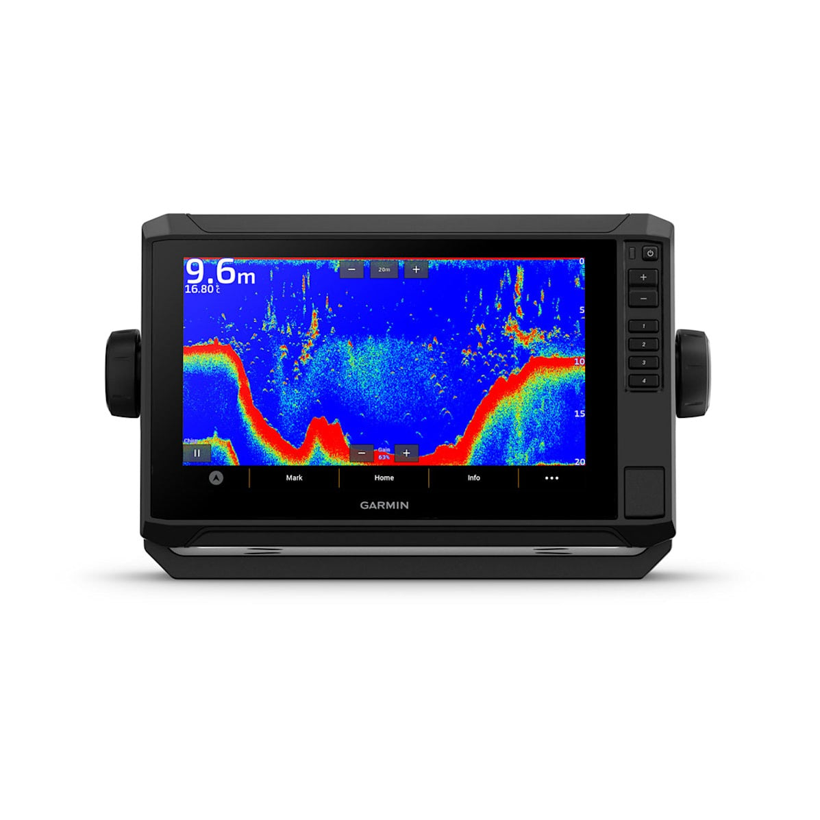 Garmin ECHOMAP UHD2 95sv Chartplotter/Fishfinder Combo, GT56UHD-TM Transducer Included, 9 in Touchscreen Display, Keyed Assist, Preloaded Navionics+ Canada Inland/Coastal Maps, Traditional Sonar, ClearVü and SideVü Sonar, NMEA 2000, Wi-Fi, Multi-Band GPS