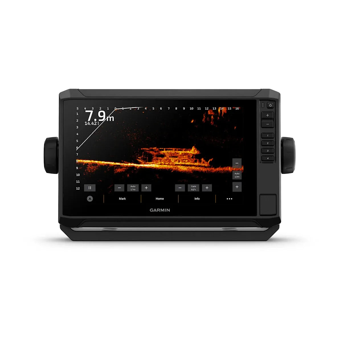 Garmin ECHOMAP UHD2 92sv Chartplotter/Fishfinder, 9 in Touchscreen, Worldwide Basemap, GT56-TM Transducer, NMEA 2000