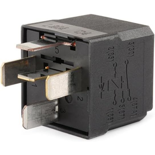 Hella Marine Mini ISO Relay, 12V, 5-Pin, SPDT, 20/40A, Diode Coil Suppression, IP54