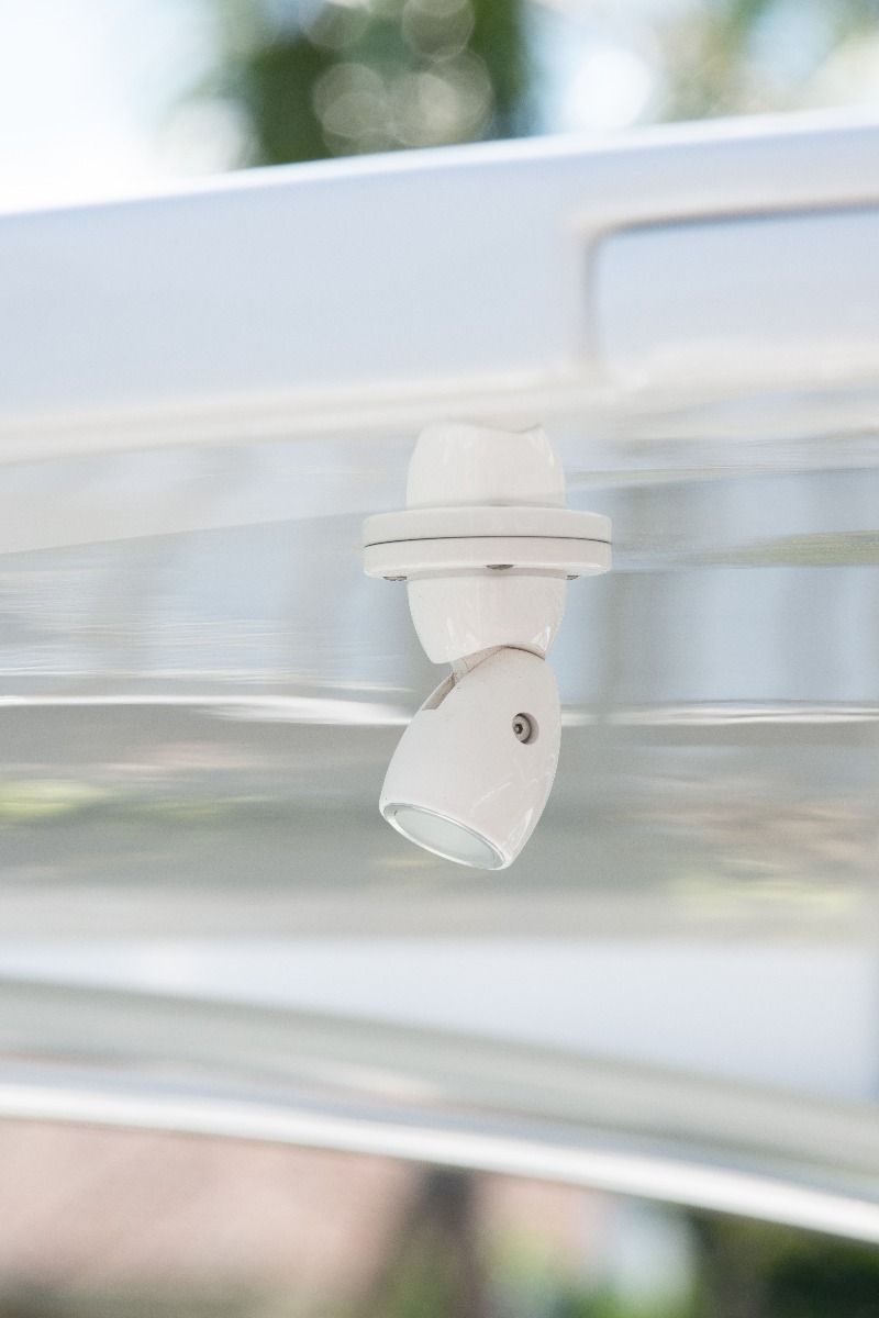 Lumitec GAI2 LED Positionable Light, Heavy-Duty Base, Warm White, Dimmable, IP67