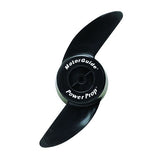 MotorGuide Power Prop Trolling Motor Propeller, For 3in Hub Trolling Motors, 2-Blade, Black Prop