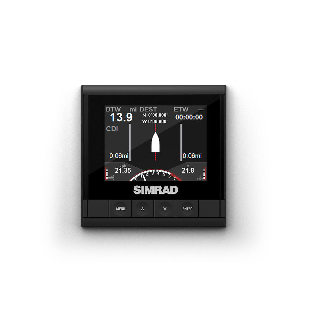 Simrad IS35 Digital Gauge, NMEA 2000, 3.5in Optically Bonded Color LCD, IPX7, 85 mm Gauge Cutout