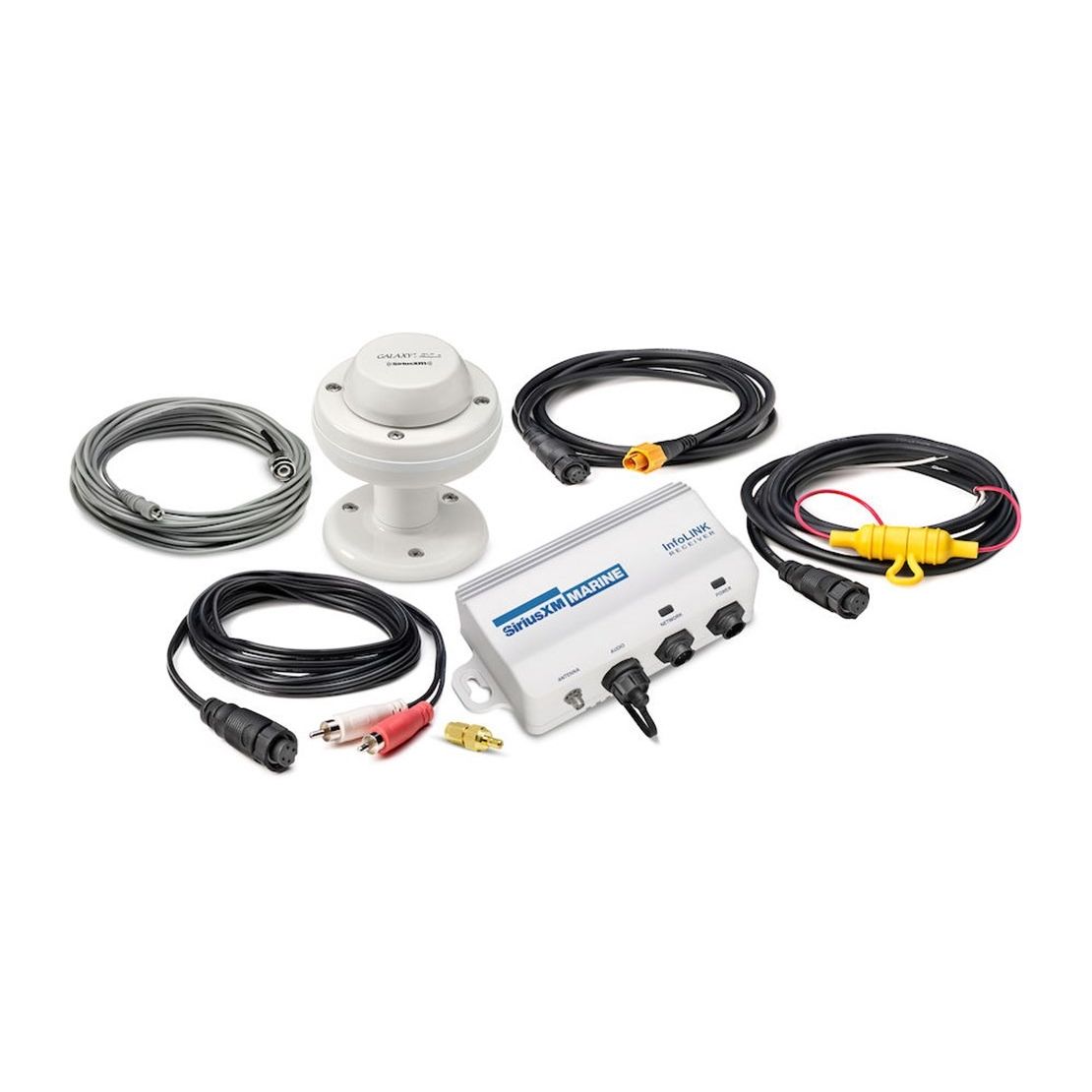 Simrad WM-4 SiriusXM Marine Satellite Weather/Audio Receiver, For NSX and NSX Ultrawide, For NSS evo3 and NSS evo3S, For NSO evo3 and NSO evo3S, IPX6/IPX7, With SRA-50 Antenna, Deck or Pole Mount