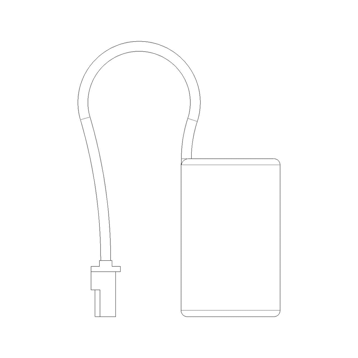 Vimar Torch Battery, For Eikon Arké Plana Idea, Ni-MH 4.8V 80mAh