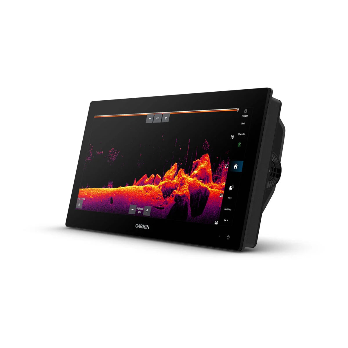 Garmin GPSMAP 1543xsv Chartplotter/Fishfinder, 15" Ultrawide Touchscreen, SideVü/ClearVü CHIRP Sonar, Navionics+ Mapping