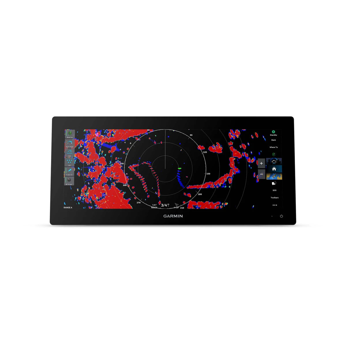 Garmin GPSMAP 1543xsv Chartplotter/Fishfinder, 15" Ultrawide Touchscreen, SideVü/ClearVü CHIRP Sonar, Navionics+ Mapping