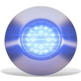 Lumishore SUPRA THX404 Thru-Hull Underwater LED Light, Dual-Color Blue/White, 8150 lm, 10.5-31V, IP68, External Driver