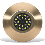 Lumishore SUPRA TIX404 Thru-Hull Underwater LED Light, Dual-Color Blue/White, 8,150 Fixture Lumens, 10.5-31V, IP68, 110 Degree Beam