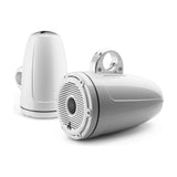 JL Audio M6-880ETXv3 Enclosed Tower Coaxial Speaker System, 8.8in, 125W RMS Each, 4 Ohm, Gloss White Enclosure, Gloss White Classic Grille, Black Tweeter Mesh, 2pk