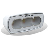 Lumishore LUX 4 in LED Flood Light, CRGBW Color Change, 2700K-6500K Tunable White, White Finish, 10.5-31V DC, IP68, 1,050 Fixture Lumens, 70-90° Oval Beam