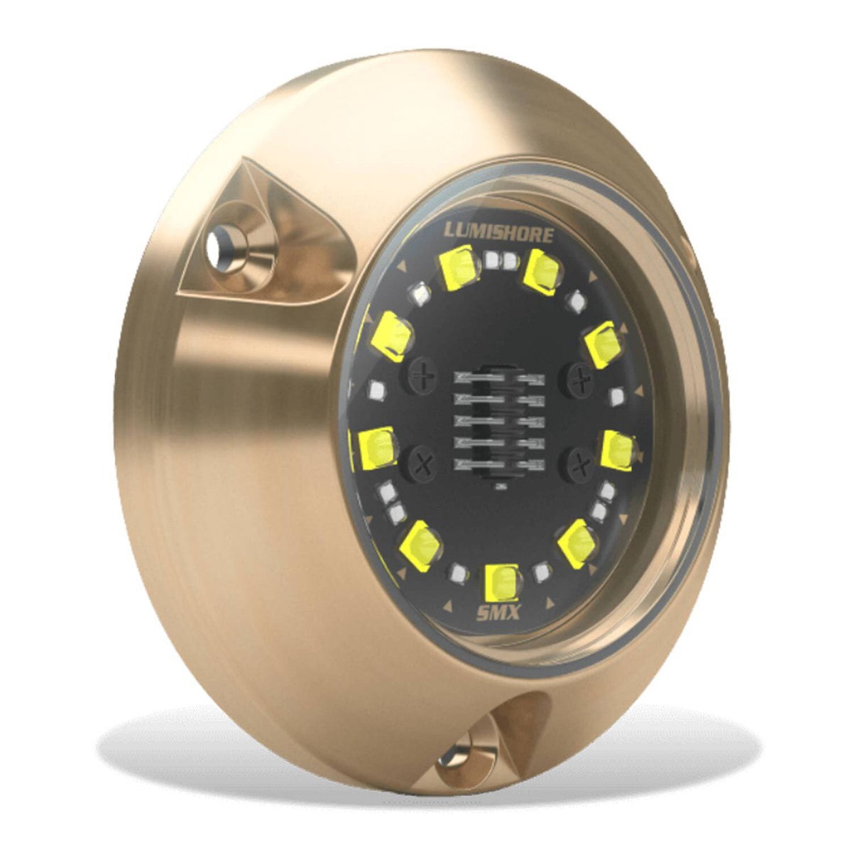 Lumishore ECLIPSE SMX24 LED Surface Mount Underwater Light, Dual-Color Blue/White, 12/24V, 3,100 lm