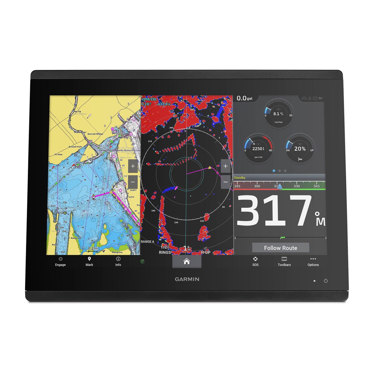 Garmin GPSMAP 8400/8600 MFD, NMEA 2000, Garmin Marine Network