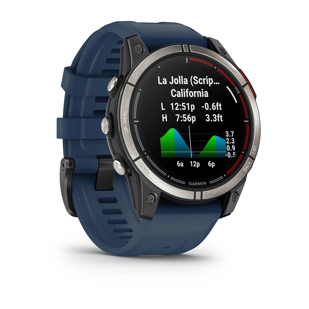 Garmin Quatix 7 Series Marine GPS Smartwatch, For Compatible Garmin Chartplotters, Autopilot and Fusion Control, 10 ATM