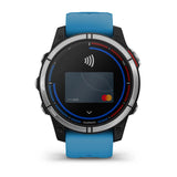 Garmin Quatix 7 Series Marine GPS Smartwatch, For Compatible Garmin Chartplotters, Autopilot and Fusion Control, 10 ATM