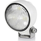 Hella Marine Module 70 Gen 4 LED Floodlight, Long-Range, White Housing, 12/24V Multivolt, IP67, SS316 Bracket, 6500K