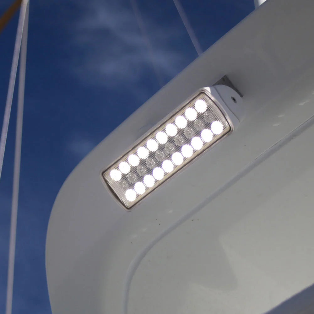 Hella Marine Sea Hawk-XL Dual Colour LED Floodlights, 9-33V DC, IP67, 750 lm, SS316 Bracket