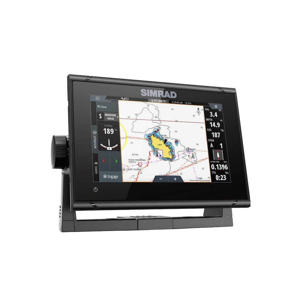Simrad GO Fishfinder/Chartplotter Combo, C-MAP DISCOVER Charts, Touchscreen, GPS, NMEA 2000, Wi-Fi