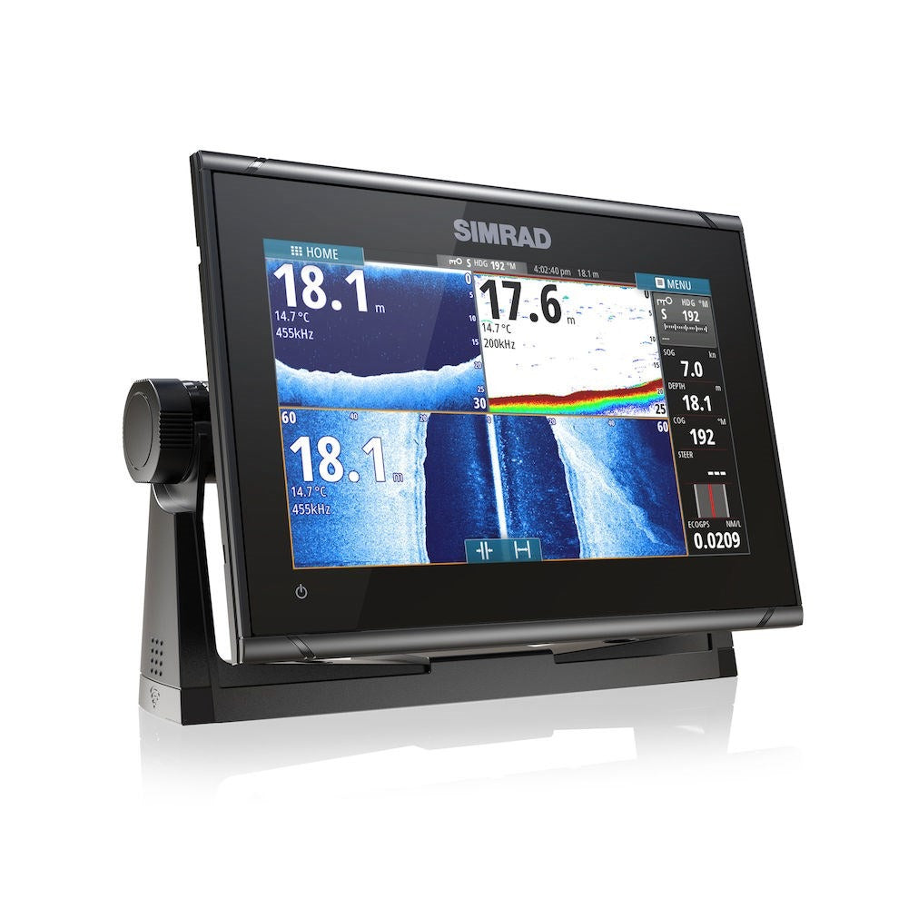 Simrad GO Fishfinder/Chartplotter Combo, C-MAP DISCOVER Charts, Touchscreen, GPS, NMEA 2000, Wi-Fi