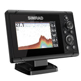 Simrad Cruise Chartplotter/Fishfinder Combo, C-MAP US Coastal Charts, 83/200 kHz Transom Mount Transducer