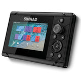Simrad Cruise Chartplotter/Fishfinder Combo, C-MAP US Coastal Charts, 83/200 kHz Transom Mount Transducer