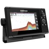 Simrad Cruise Chartplotter/Fishfinder Combo, C-MAP US Coastal Charts, 83/200 kHz Transom Mount Transducer