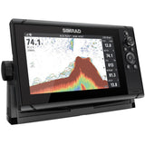 Simrad Cruise Chartplotter/Fishfinder Combo, C-MAP US Coastal Charts, 83/200 kHz Transom Mount Transducer