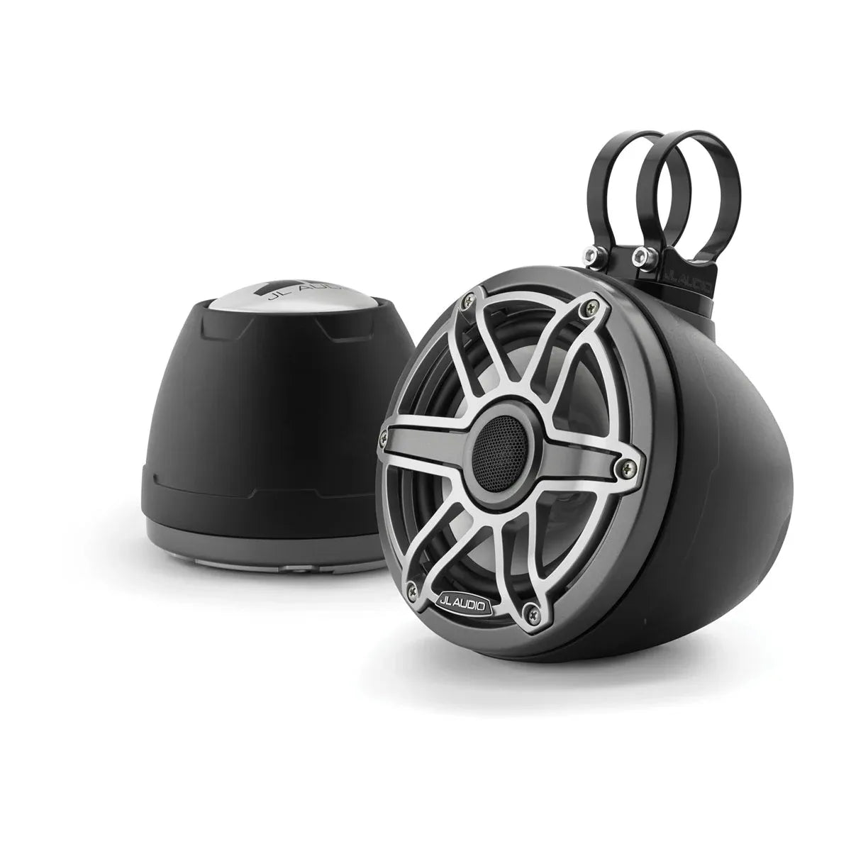 JL Audio M6 VeX 6.5 in Enclosed Coaxial Speaker System, 75W RMS, 4 Ohm, Pair, Sport Grilles
