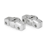 JL Audio Mount Fixture for Enclosed Tower Speaker, For ETXv3 Enclosures, Marine-Grade Aluminum, Clear Anodized Finish, Sold in Pairs