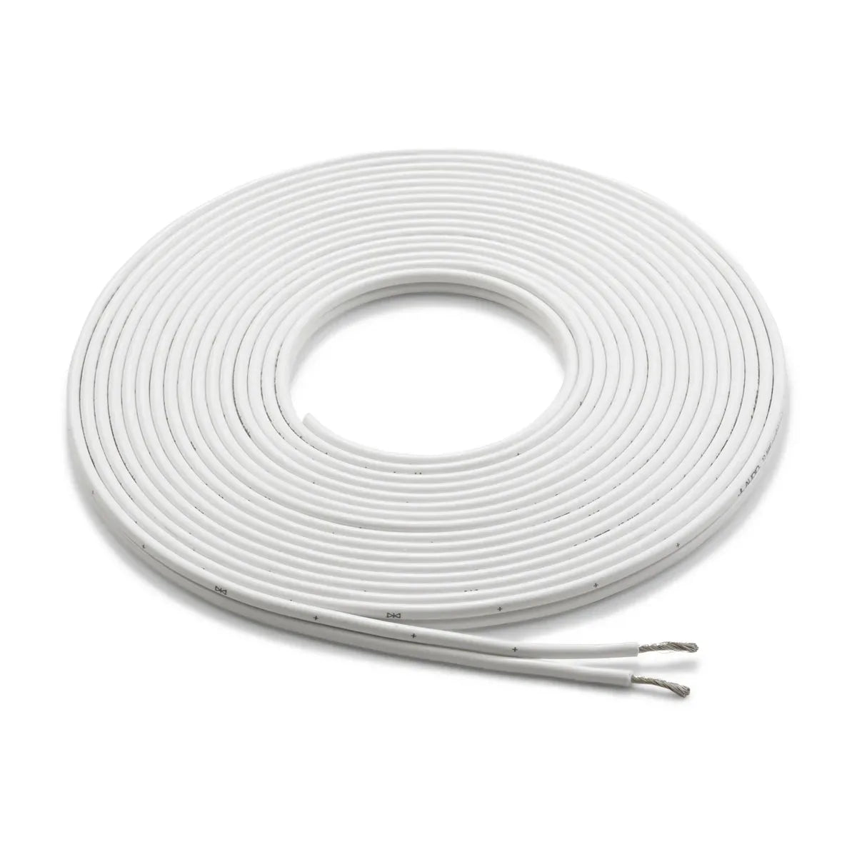 JL Audio Parallel Conductor Speaker Cable, For Marine Speaker Systems, Tinned Copper Conductors, White PVC Jacket
