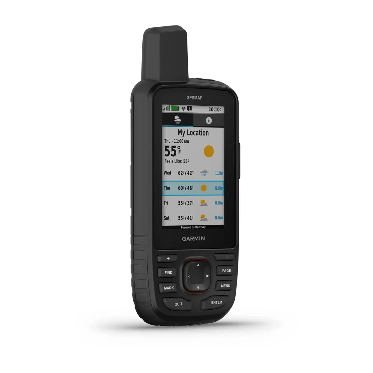 Garmin GPSMAP 67 Handheld GPS, Multi-Band GNSS, IPX7, 3 in Sunlight-Readable Color Display, Wi-Fi, Bluetooth, MOB Navigation