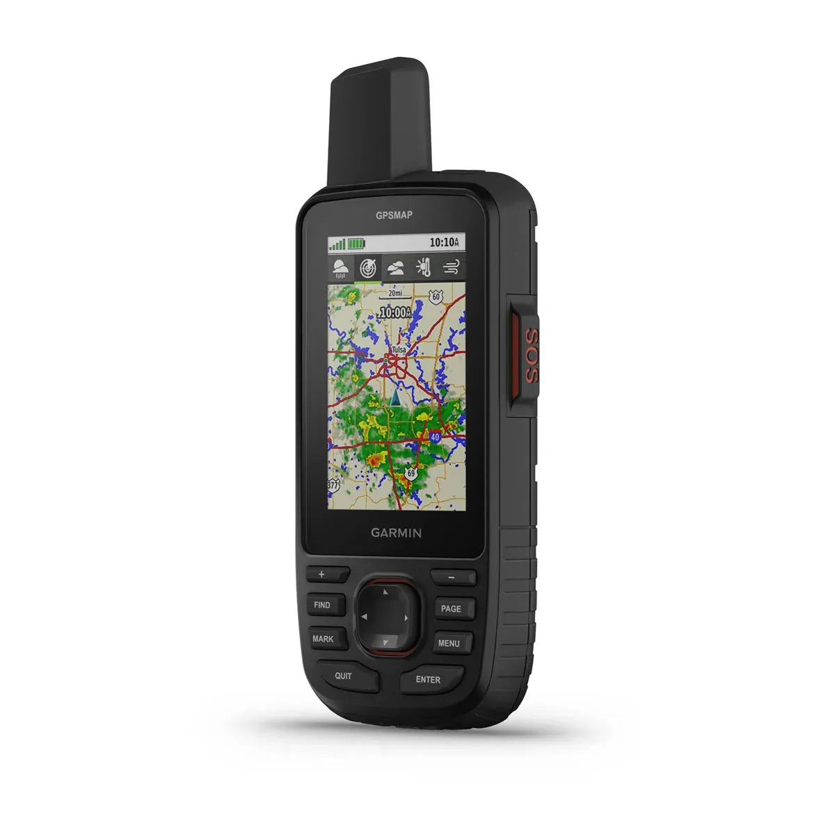 Garmin GPSMAP 67 Handheld GPS, Multi-Band GNSS, IPX7, 3 in Sunlight-Readable Color Display, Wi-Fi, Bluetooth, MOB Navigation