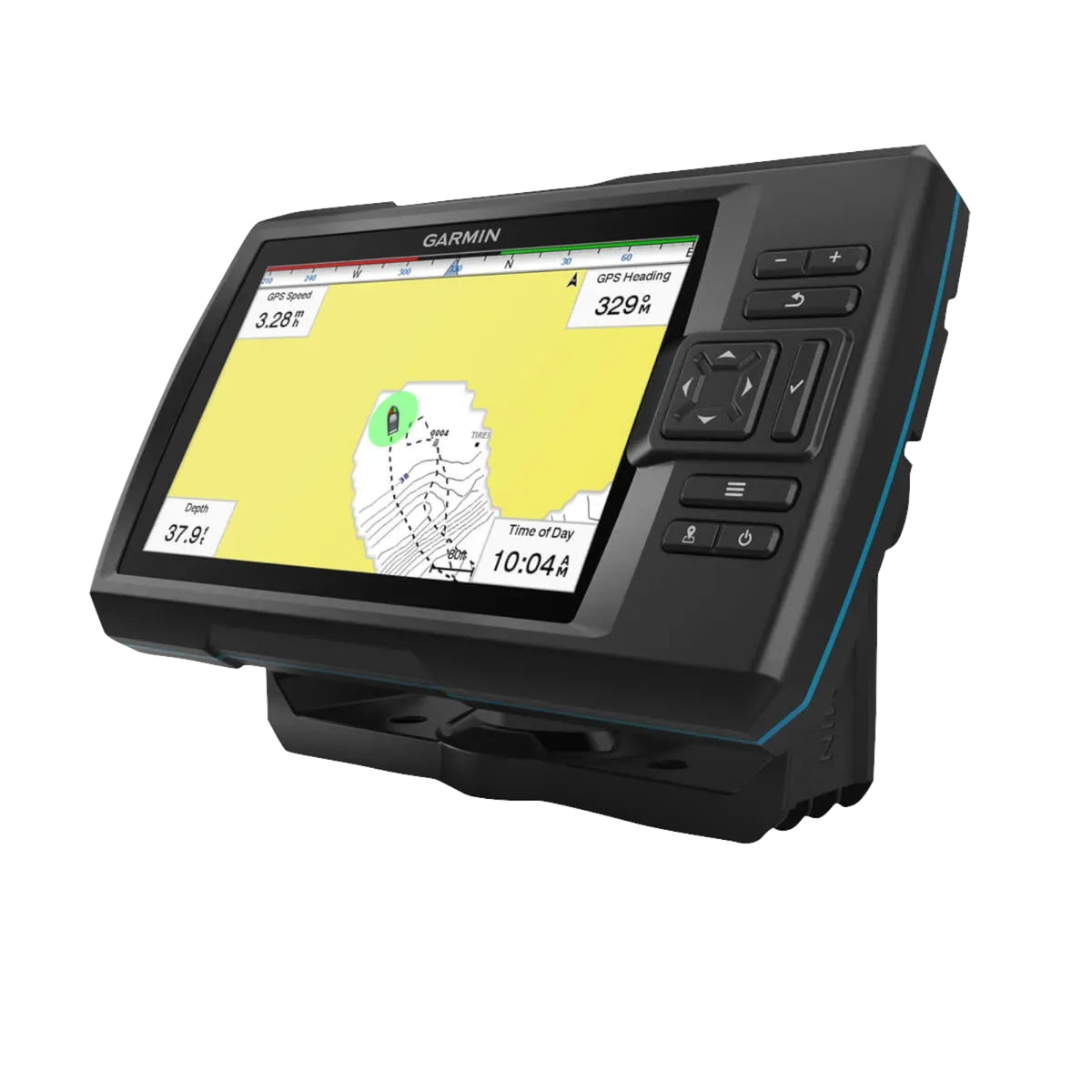 Garmin STRIKER Vivid 7sv Fishfinder GPS, 7in WVGA, CHIRP SideVü and ClearVü, Wi-Fi, IPX7, Without Transducer