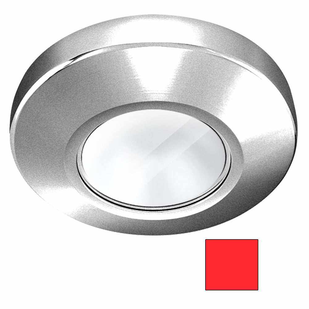 i2Systems Profile P1100 Surface Mount LED Light, 9-30VDC, IP67, Stainless Steel, 1.5W, 120 Degree Beam, 3.48in Round, 0.72in Deep