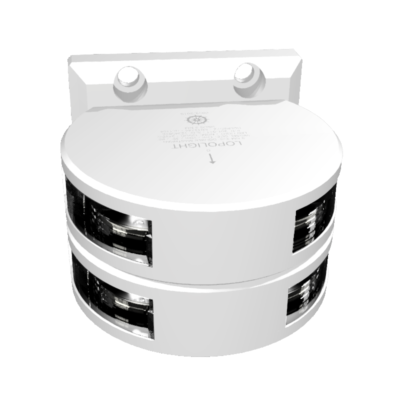 Lopolight Series 301 Masthead Navigation Light, 5 NM, 225 Deg, 10-32VDC, IP68, Vertical Mount