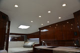 Lumitec Mirage Round Flush Mount LED Down Light, 10-30V DC, IP67, 3-6W