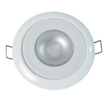 Lumitec Mirage Round Flush Mount LED Down Light, 10-30V DC, IP67, 3-6W