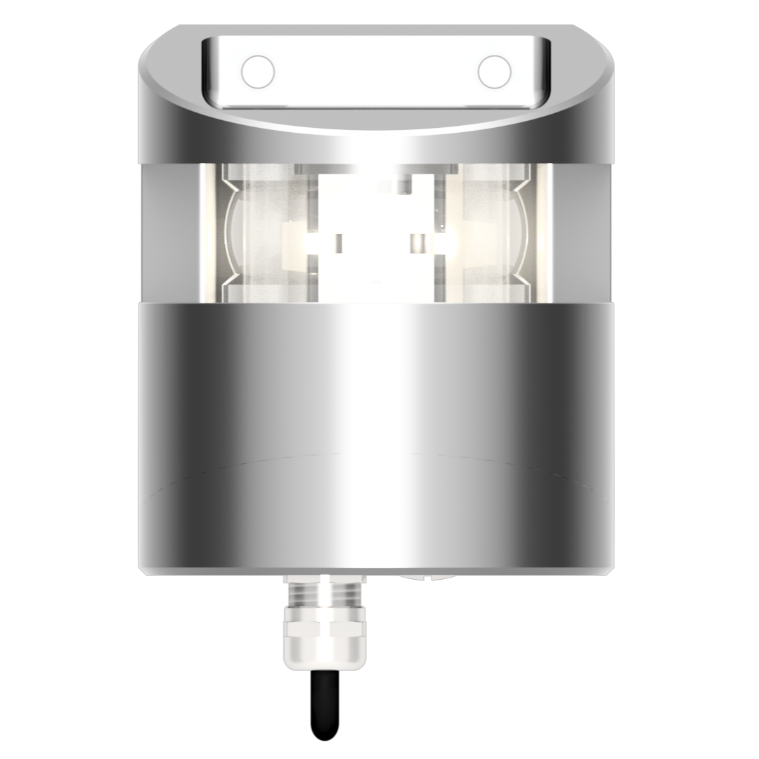 Lopolight 300-037 Series LED Masthead Navigation Light, 5 NM, 225° White Light, Vertical Mount, Bottom Cable Exit, 20-32VDC, IP68