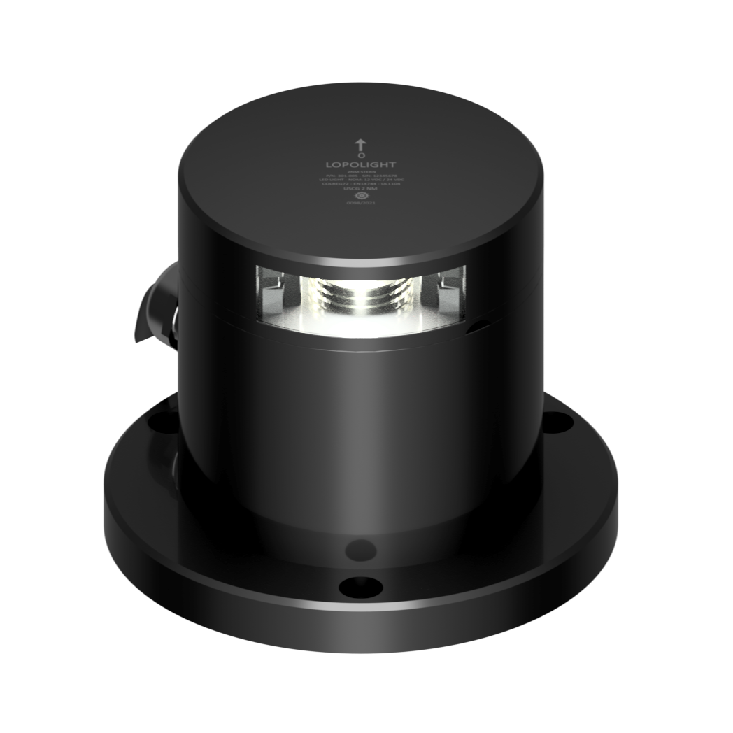 Lopolight PRO Series Stern Light, 3 NM, Horizontal Mount