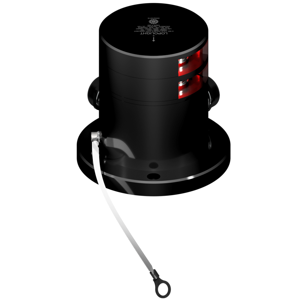 Lopolight 301-109 PRO Port Navigation Light, 3NM, Horizontal Mount, IP68