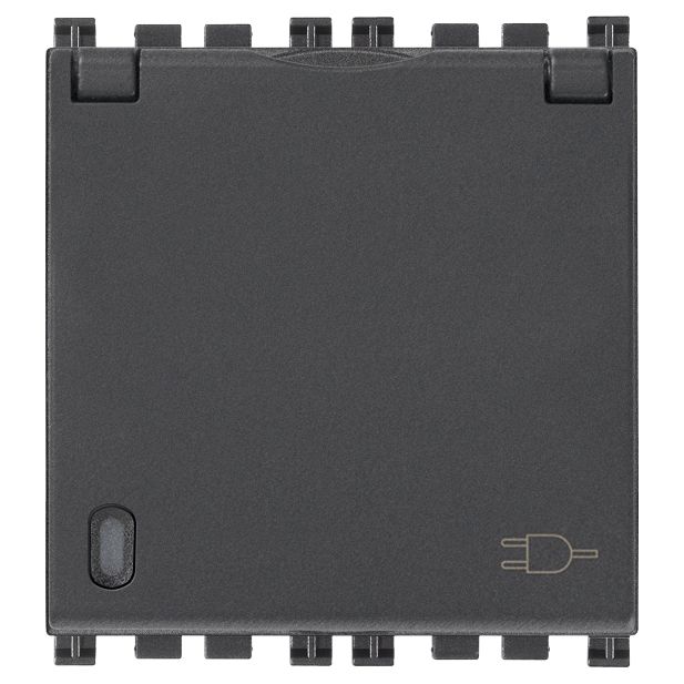 Vimar Arké 19208 SICURY SCHUKO Socket Outlet, 16A 250V, 2-Module, IP20
