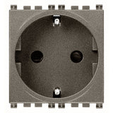 Vimar Arké 19208 SICURY SCHUKO Socket Outlet, 16A 250V, 2-Module, IP20