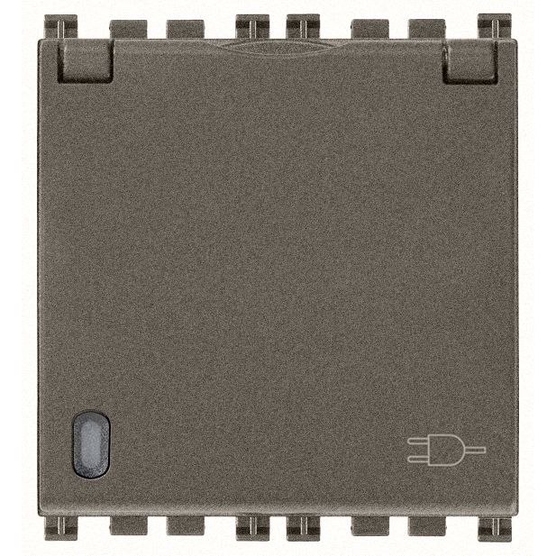 Vimar Arké 19208 SICURY SCHUKO Socket Outlet, 16A 250V, 2-Module, IP20