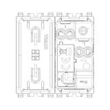 Vimar Eikon Push Button Switch, 1P NO, 10A, 250V, Illuminable, IP40