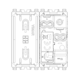 Vimar Eikon Push Button Switch, 1P NO, 10A, 250V, Illuminable, IP40