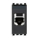 Vimar Netsafe RJ45 Socket Outlet, For Eikon, Cat5e, Panduit MINI-COM, T568A/B